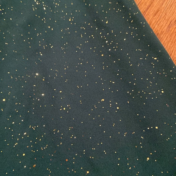 NWT City Triangles, Hunter, Green and gold sparkle dress, size one - Picture 4 of 12